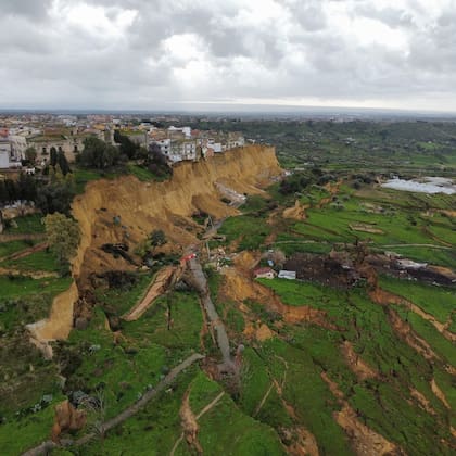 Tras los derrumbes en Niscemi las pérdidas económicas alcanzan los 740 millones de euros