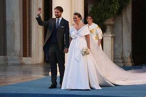 Grecia tuvo un casamiento real: así fue la boda del príncipe Filippos y Nina Flohr