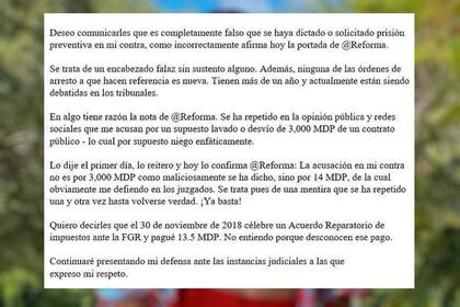 Tras más de un año, Inés Gómez Mont reapareció con este mensaje