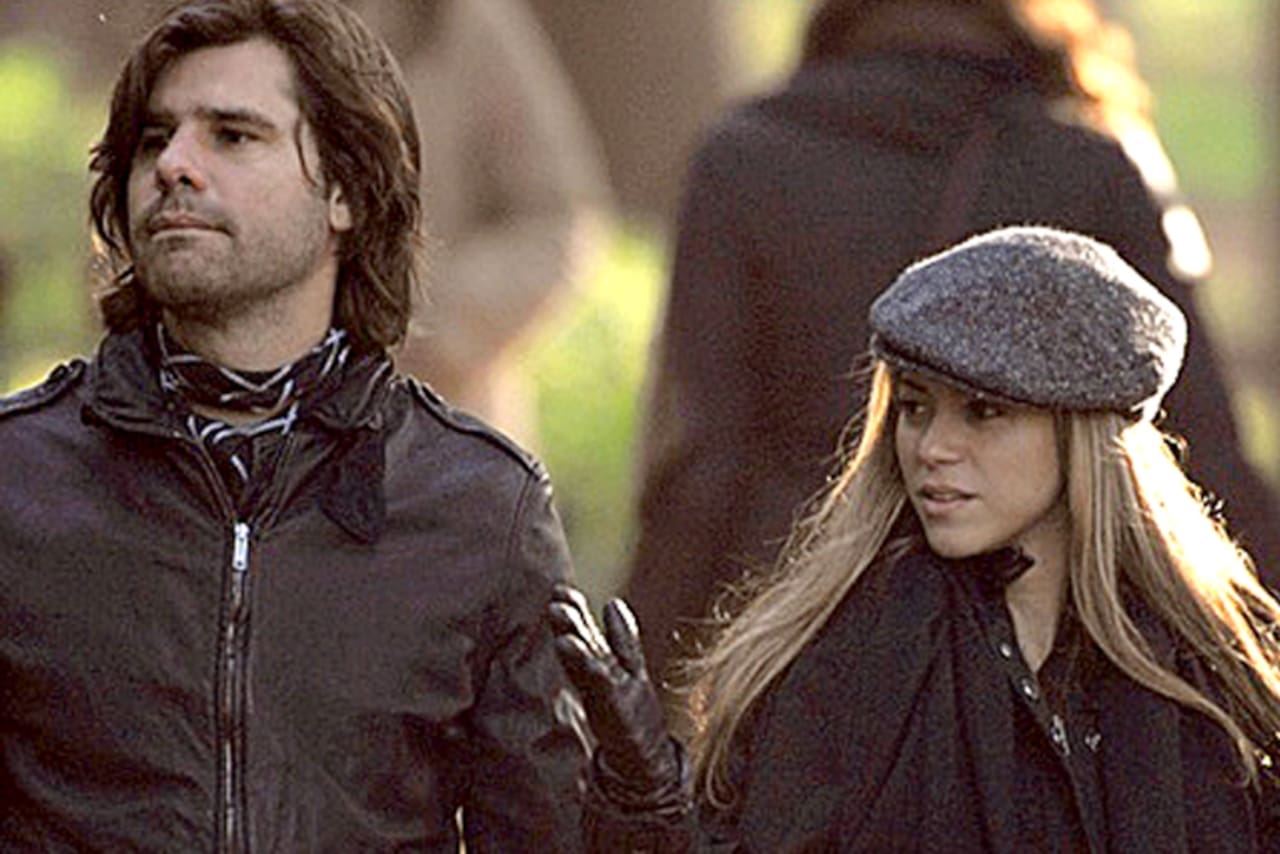 Shakira y Antonio de la Rúa durante su relación