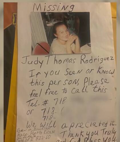 Tras perder todo tipo de rastro, su familia inició una búsqueda a través de volantes