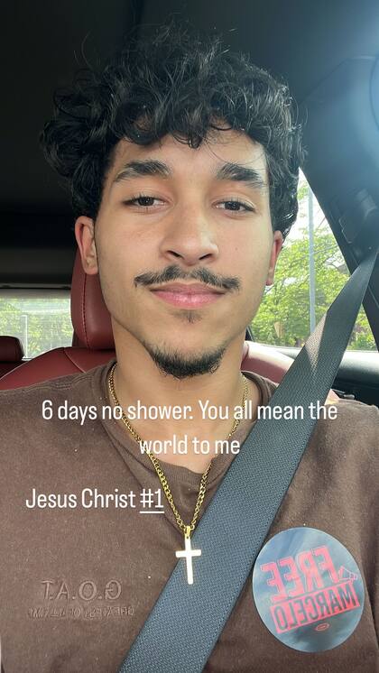 Tras quedar en libertad bajo fianza, el estudiante brasilero le agradeció a su comunidad