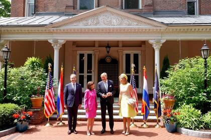 Tras su paso por Georgia, los reyes de los Países Bajos llegaron a Nueva York y se reunieron con la gobernadora Kathy Hochul (Foto: Instagram @koninklijkhuis)