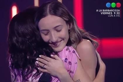 Tras su paso por La Voz, Trinidad tuvo un momento muy especial con Lali (Foto: Captura de video)