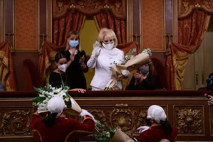 Tras su regreso a la TV, Mirtha y Juana fueron el jueves al Teatro Colón para presenciar la vuelta del Ballet Estable y recibieron una ovación del público