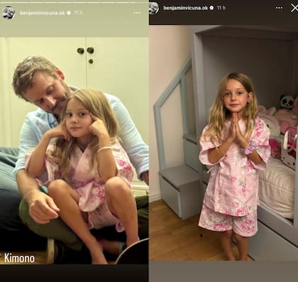 Tras su viaje, Benjamín Vicuña se reencontró con sus hijos (Foto: Instagram @benjaminvicuna.ok)