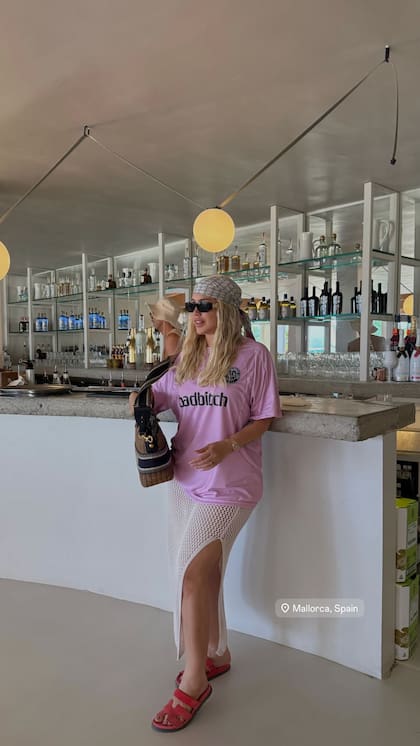 Tras sus vacaciones familiares, Wanda Nara viajó a Mallorca (Foto: Instagram @wanda_nara)