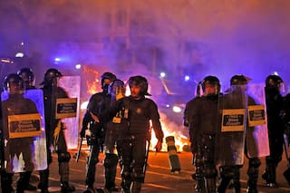 La imagen de paz se rindió a los radicales