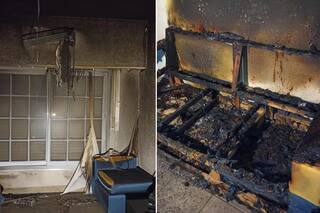 Así quedó la casa de “La Tota” Santillán tras el incendio que provocó su muerte