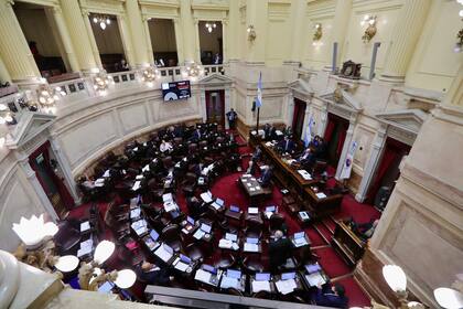 Tratamiento del paquete fiscal en el recinto del Senado