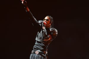 Travis Scott durante su gira Circus Maximus en Inglewood, California. El rapero estará en el Movistar Arena el 9 de septiembre
