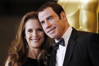 Travolta y su mujer Kelly Preston