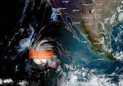 Trayectoria del huracán Kristy