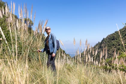 Trekking a la cascada, en la quebrada del Tigre.