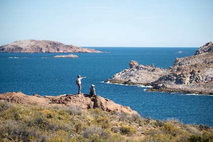 Trekking costero en el Portal Isla Leones.