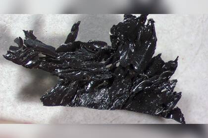 Los análisis revelaron que la mancha tenía los siguientes componentes: caucho quemado, diversos aceites, petróleo y heces