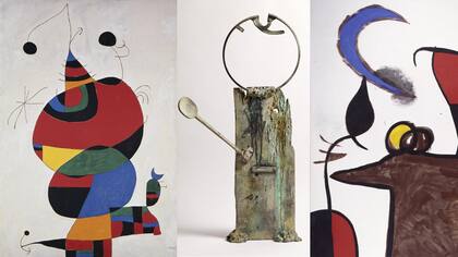 Tres de las obras que se exhibirán en el MNBA