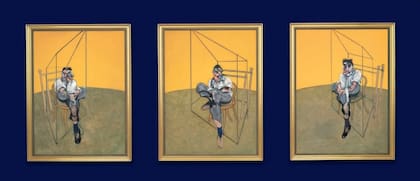 Tres estudios de Lucian Freud (detalle), 1969, Francis Bacon (Christie's)