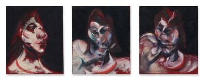 "Tres estudios para un retrato de Henrietta Moraes", de Francis Bacon