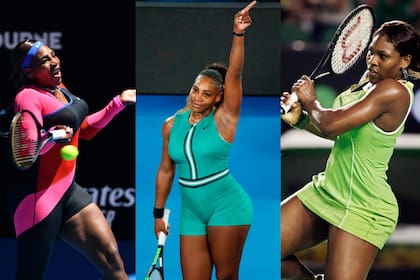 Tres modelos, tres estilos: Serena Williams siempre encuentra la manera de llamar la atención