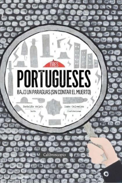 Tres portugueses bajo un paraguas