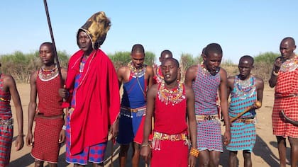 Tribu Masai, en Kenia