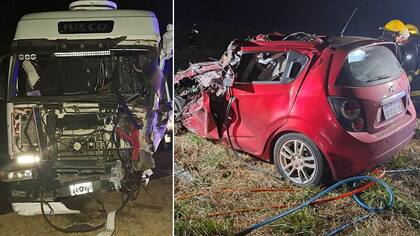 Triple choque en el límite entre Navarro y Lobo