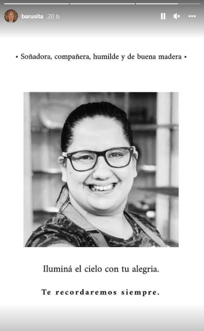 Tristeza por la muerte de la querida participante