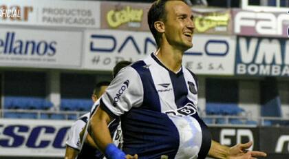 Triunfo de Talleres de Cordoba: el festejo de Klusener