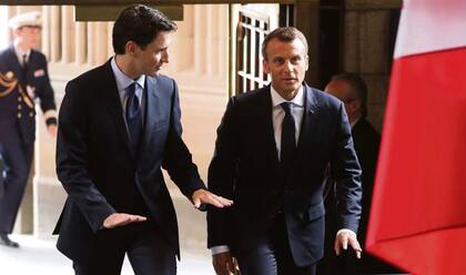 Trudeau y Macron participarán del G20