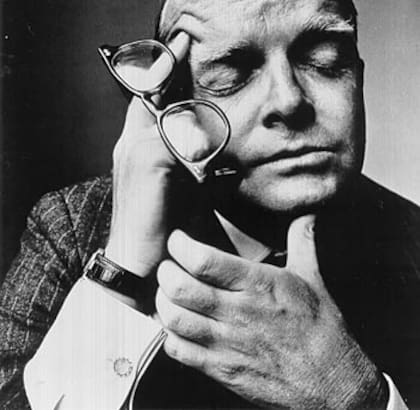 Truman Capote en la lente de Irvin Penn, en San Francisco