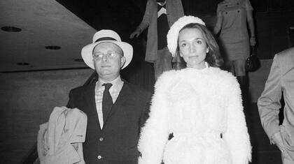 Truman Capote y Lee Radziwill, la hermana menor de Jacqueline Kennedy Onassis
