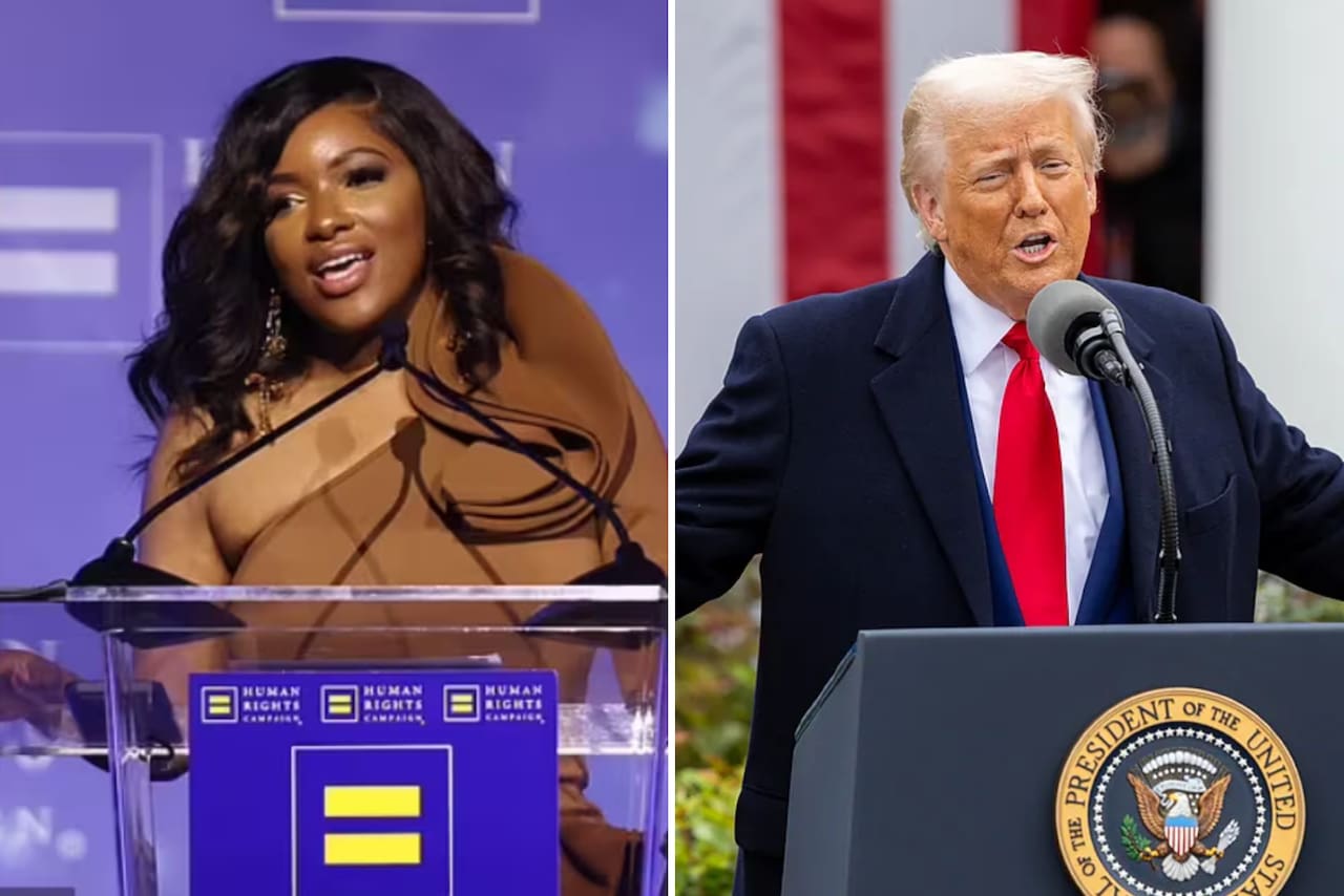 La reacción de Trump al desafío de la demócrata Jasmine Crockett sobre una prueba de inteligencia - LA NACION