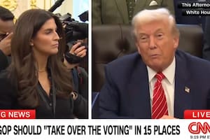 La dura arremetida de Trump contra una periodista de CNN: “Sos la peor reportera, nunca vi una sonrisa en tu cara”