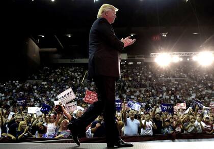 Trump, durante la campaña
