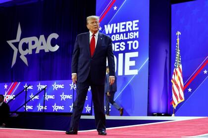 Trump fue protagonista de la reunión de conservadores de EE.UU. este año, cuando busca volver a la Casa Blanca.