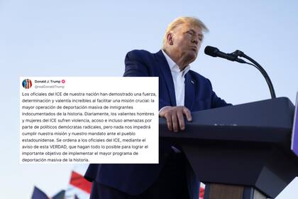 Trump le pidió a ICE que lleve adelante el mayor programa de deportación de la historia