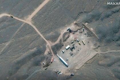 Una foto del principal sitio nuclear de Irán en Natanz
