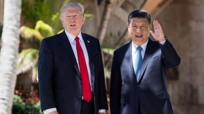 Donald Trump y Xi Jinping (archivo)