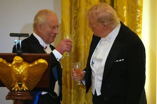 Trump rompe el protocolo y revela detalles de una charla privada con el rey Carlos