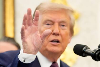 Trump subió la presión sobre Venezuela después de lograr algunos entendimientos con Maduro. (AP Foto/Mark Schiefelbein)