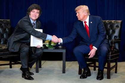 Trump y Milei.