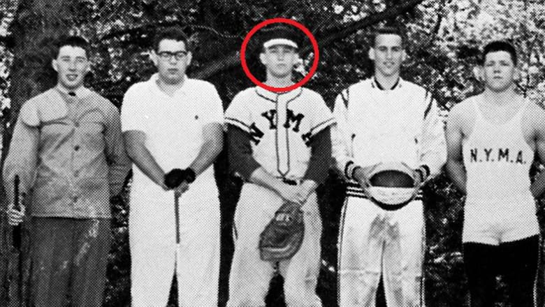 Trump fue pitcher de béisbol en la secundaria | Foto: ESPN Trump fue pitcher de béisbol en la secundaria | Foto: ESPN