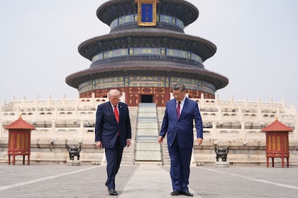 Trump y Xi durante la última cumbre en Pekín