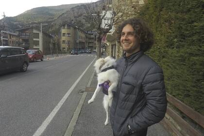 Trungelliti en las calles de Andorra, donde se radicó desde diciembre pasado