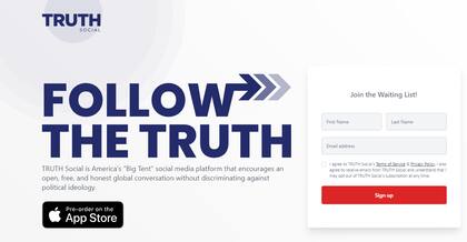 TRUTH Social es la nueva red social del expresidente Donald Trump