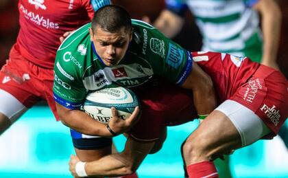 Tucumano de 22 años y primera línea de Benetton Rugby, Thomas Gallo da la impresión de ser un hallazgo para el seleccionado argentino