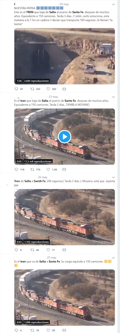 Las publicaciones en redes sociales que originaron la viralización