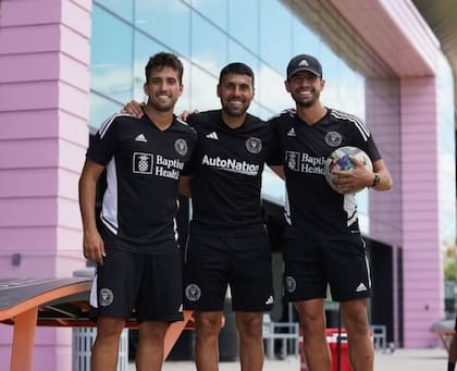 Tuli Arellano y su equipo de trabajo en el Inter Miami