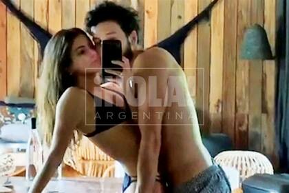 Una imagen del apasionado video que Tini subió a Instagram y después eliminó
